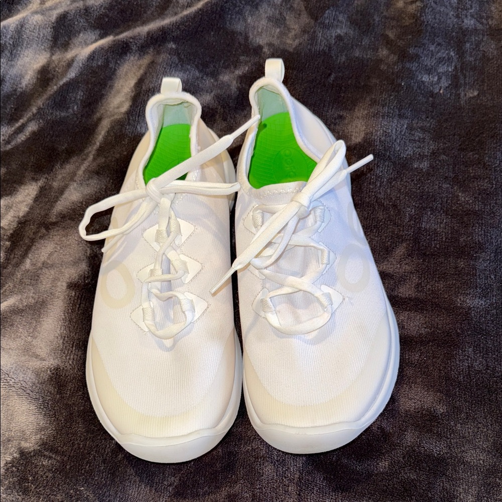 White OOFOS Sneakers